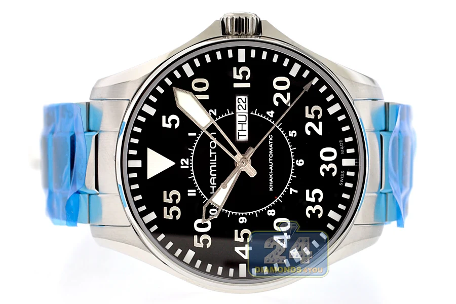 Hamilton H64715135 Khaki Aviation Pilot Day Date Auto - Image 4