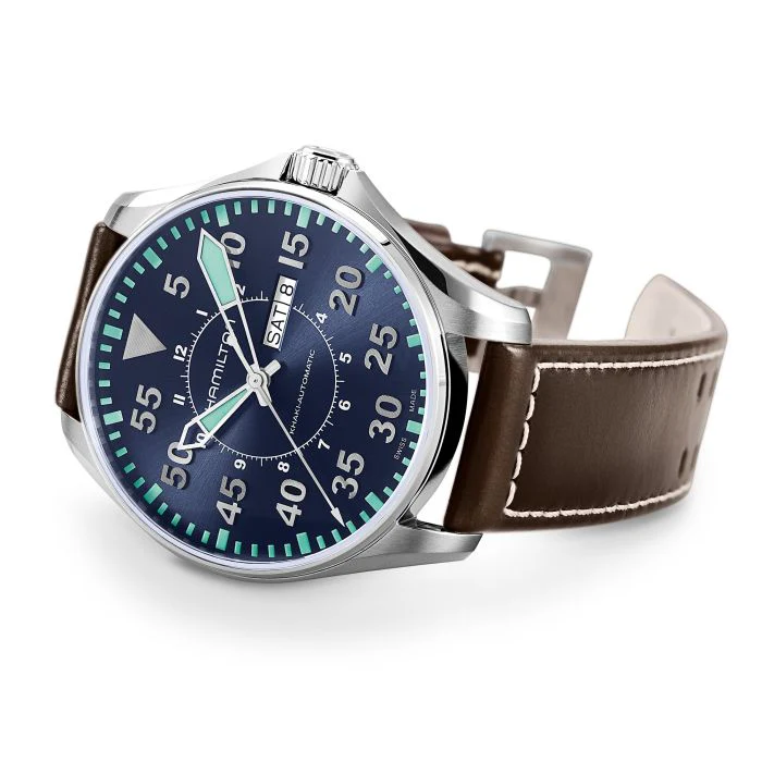 Hamilton H64715545 Khaki Aviation Pilot Day Date Auto - Image 2