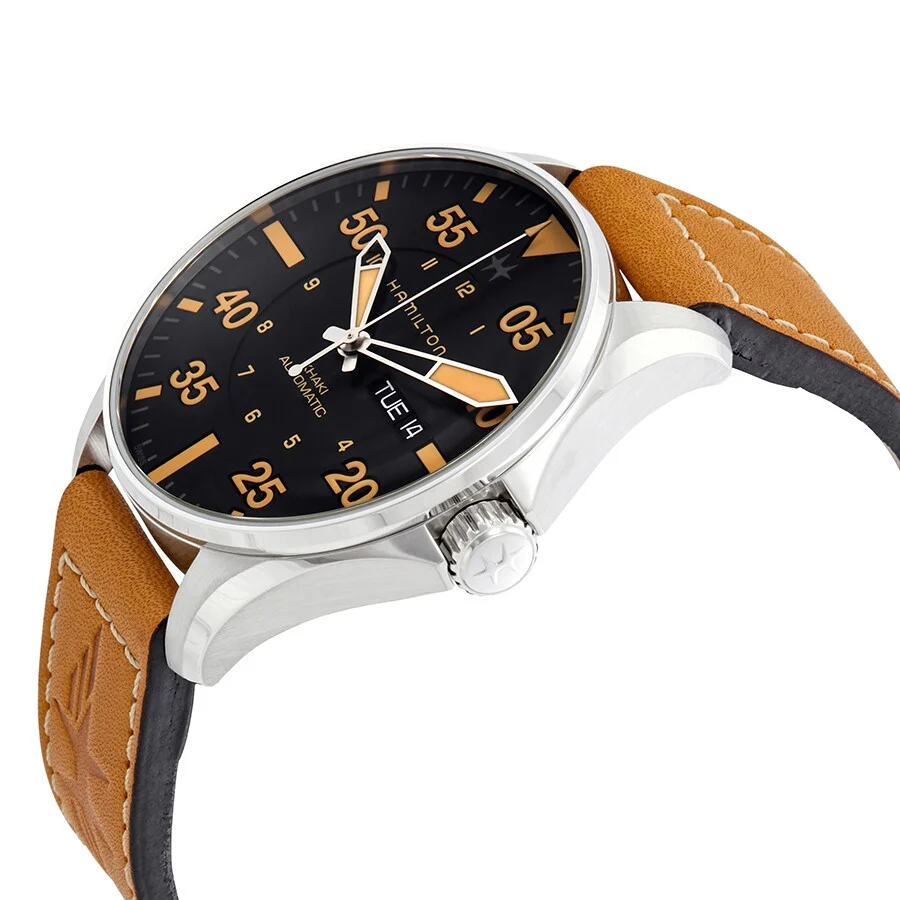 Hamilton H64725531 Khaki Aviation Pilot Day Date Auto - Image 3