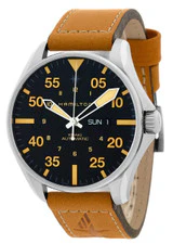 Hamilton H64725531 Khaki Aviation Pilot Day Date Auto - Image 6