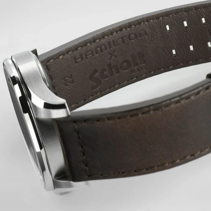Hamilton H64735561 Khaki Aviation Pilot Schott NYC - Limited Edition - Image 5