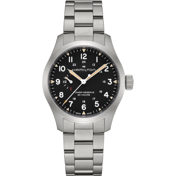 Hamilton H69509130 Khaki Field Mechanical Power Reserve
