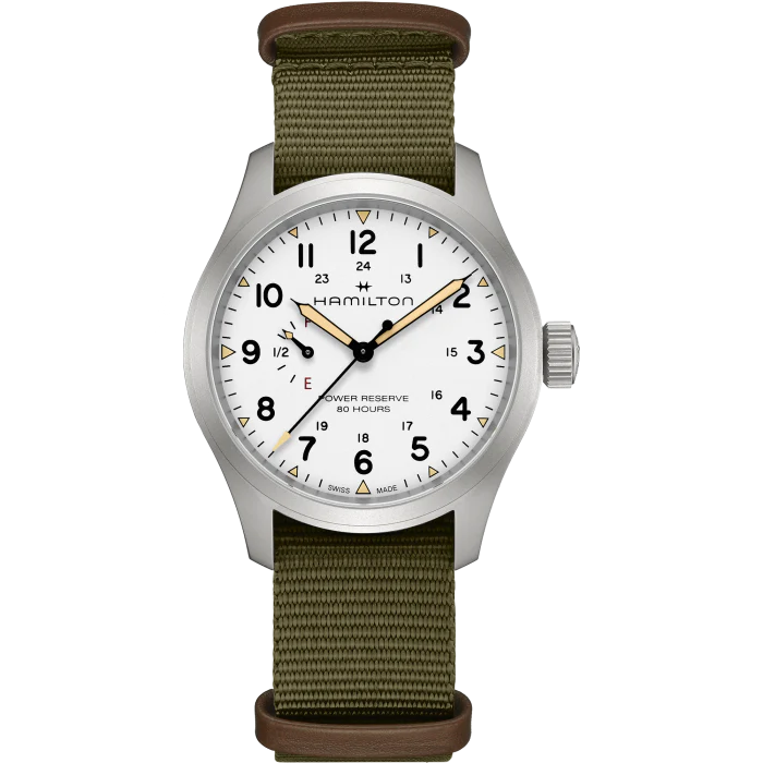 Hamilton H69509910 Khaki Field Mechanical Power Reserve