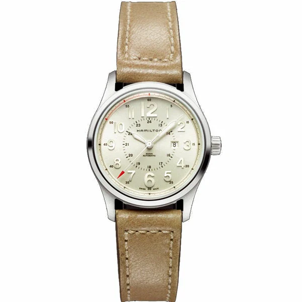 Hamilton H70365983 Khaki Field Khaki Officer Auto - Image 8