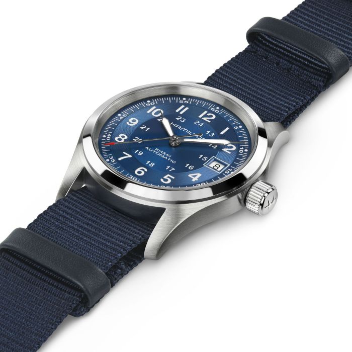 Hamilton H70455940 Khaki Field AUTO 38MM Men's Watch - Image 3