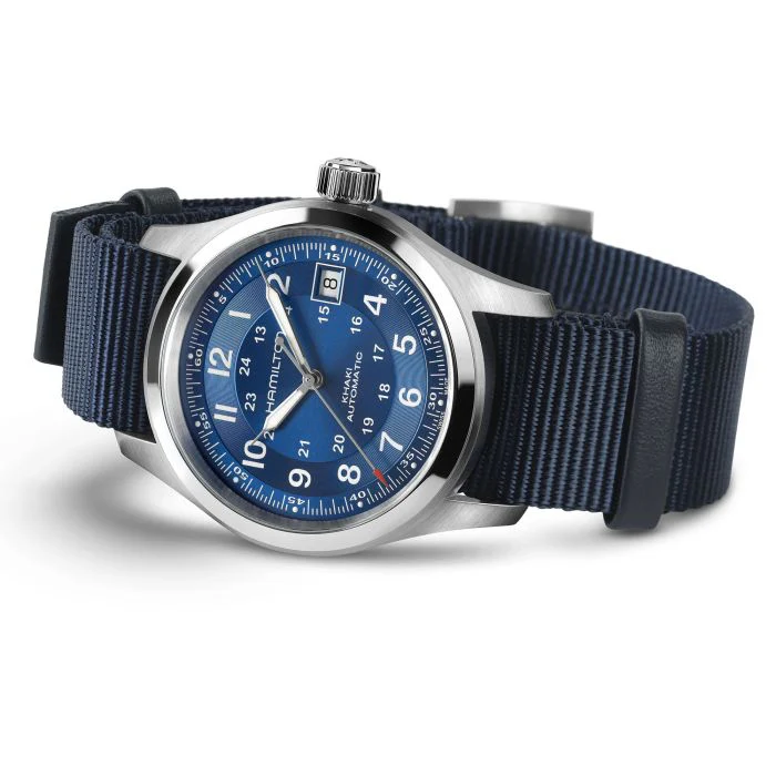 Hamilton H70455940 Khaki Field AUTO 38MM Men's Watch - Image 4