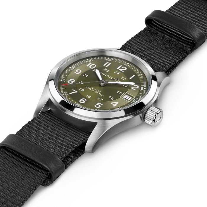 Hamilton H70455960 Khaki Field AUTO 38MM Men's Watch - Image 3