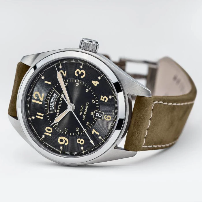 Hamilton H70505833 Khaki Field Day Date Auto - Image 5