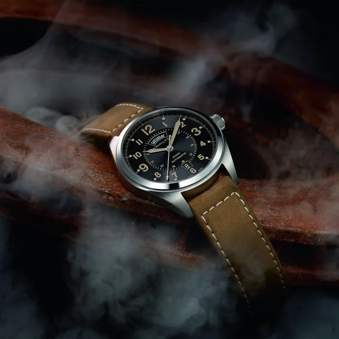 Hamilton H70505833 Khaki Field Day Date Auto - Image 7