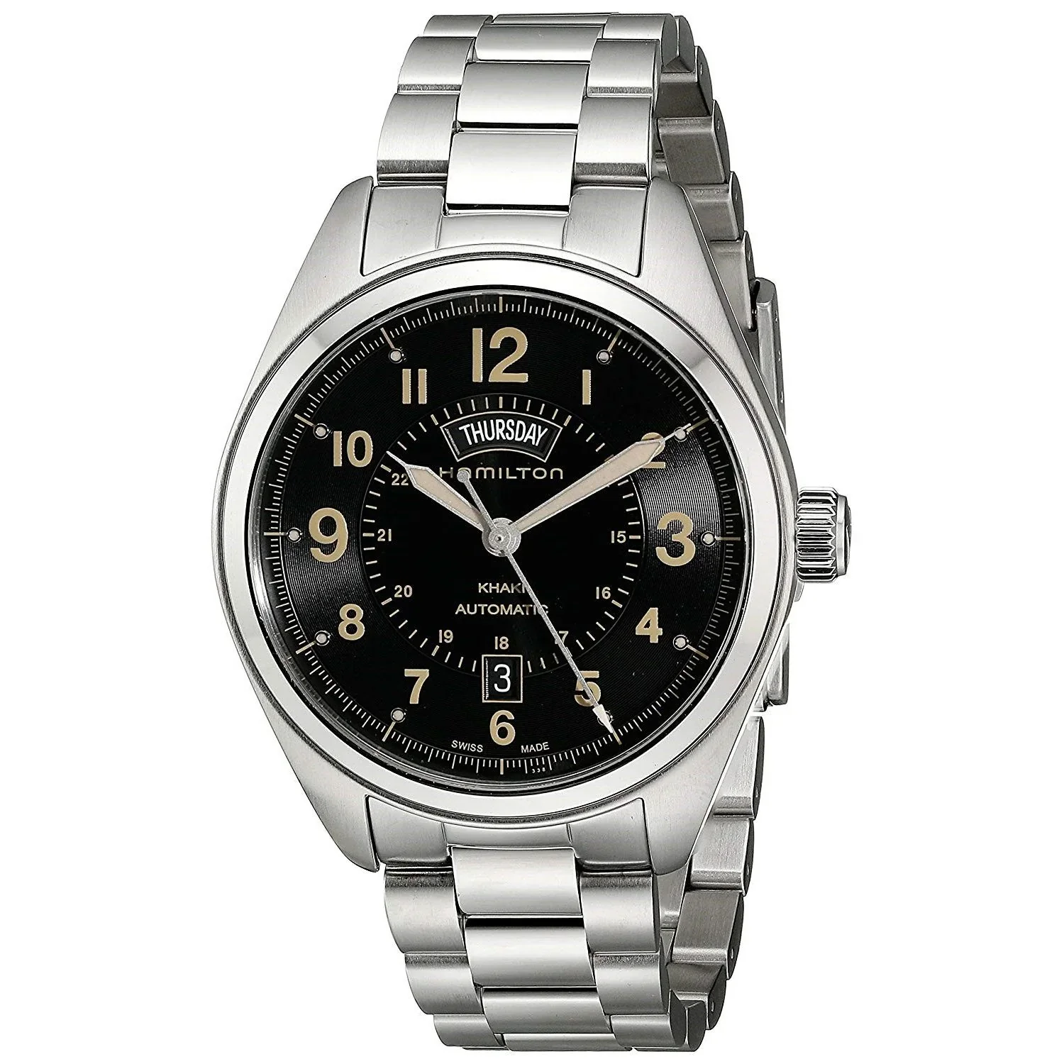 Hamilton H70505933 Khaki Field Day Date Auto