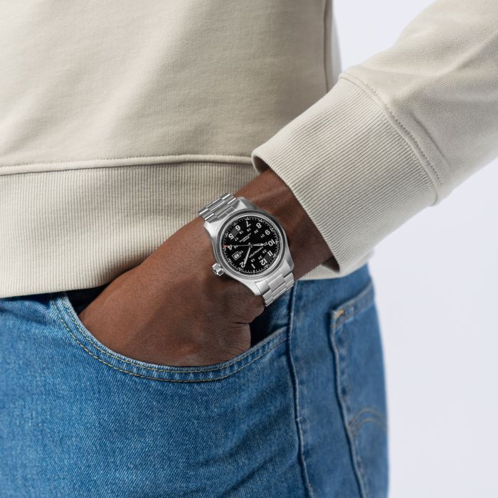 Hamilton H70515137 Khaki Field Auto - Image 2