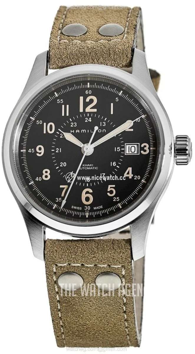 Hamilton H70595593 Khaki Field Auto - Image 2