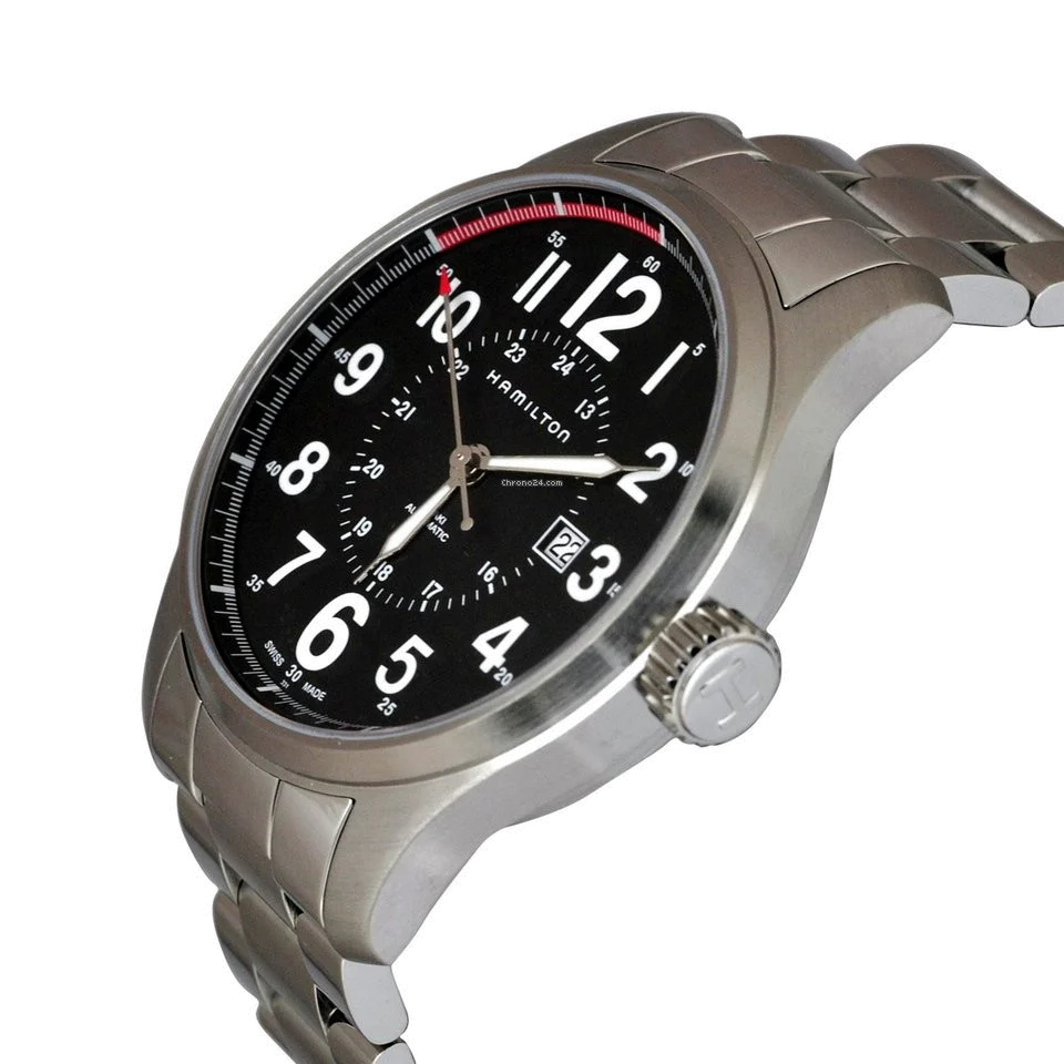 Hamilton H70615133 Khaki Field Khaki Officer Auto - Image 6