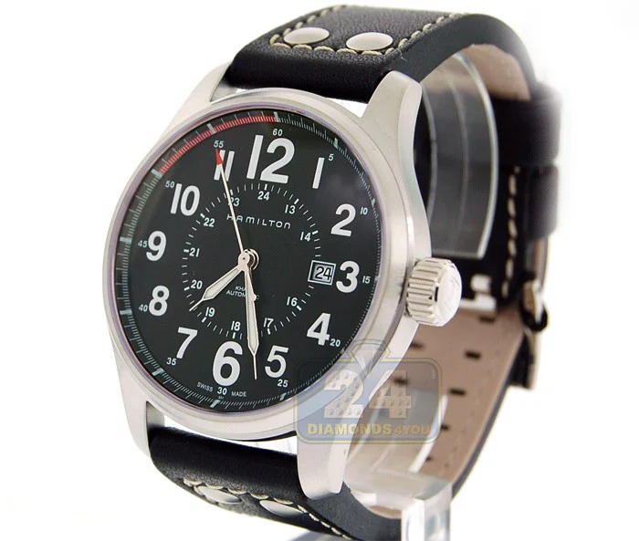 Hamilton H70615733 Khaki Field Officer Auto - Image 3