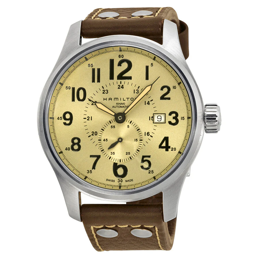 Hamilton H70655723 Khaki Field Khaki Officer Auto - Image 2