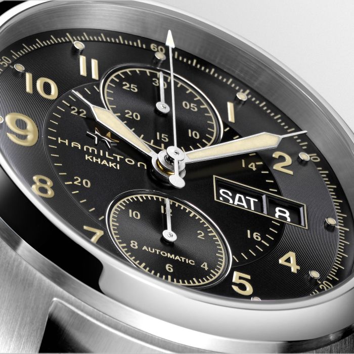 Hamilton H71616535 Khaki Field Auto Chrono - Image 2