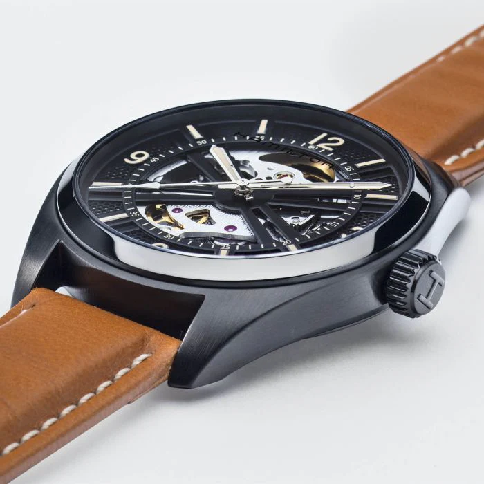 Hamilton H72585535 Khaki Field Skeleton Auto - Image 5