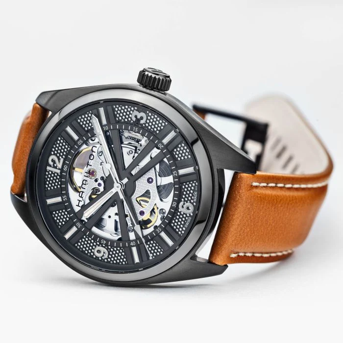 Hamilton H72585535 Khaki Field Skeleton Auto - Image 6