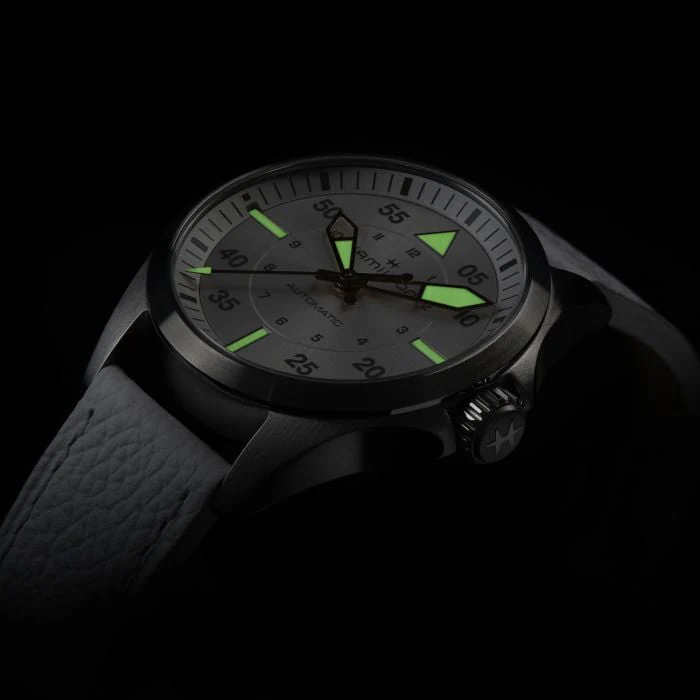 Hamilton H76215850 Khaki Aviation Pilot Auto - Image 7