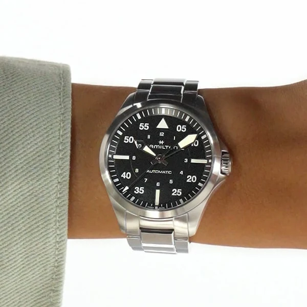 Hamilton H76305130 Khaki Aviation Pilot Auto 39mm - Image 2