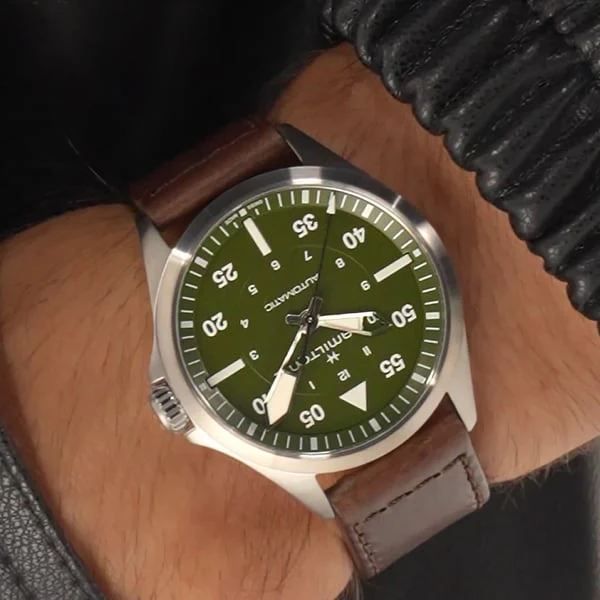 Hamilton H76305560 Khaki Aviation Pilot Auto 39mm - Image 2