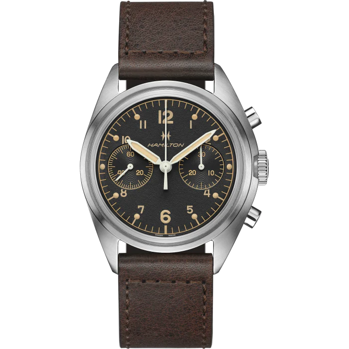 Hamilton H76409530 Khaki Aviation Pilot Pioneer Mechanical Chrono