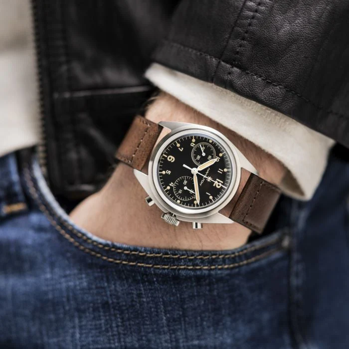 Hamilton H76409530 Khaki Aviation Pilot Pioneer Mechanical Chrono - Image 5
