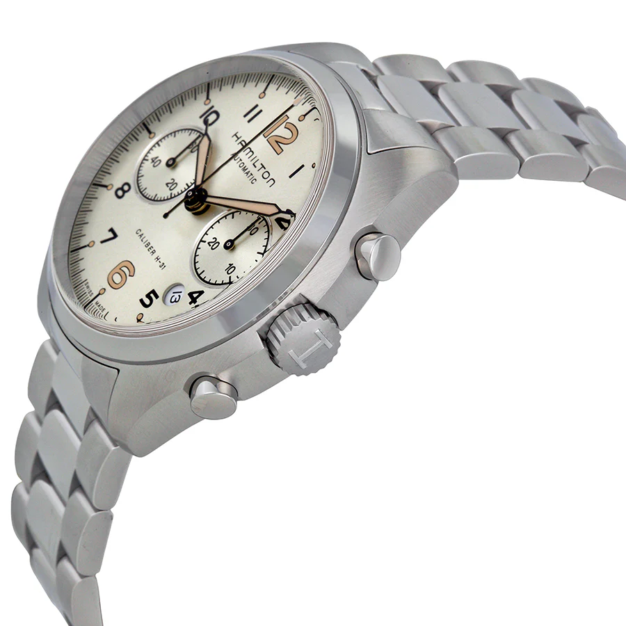 Hamilton H76416155 Khaki Aviation Khaki Pilot Pioneer Auto Chrono - Image 5
