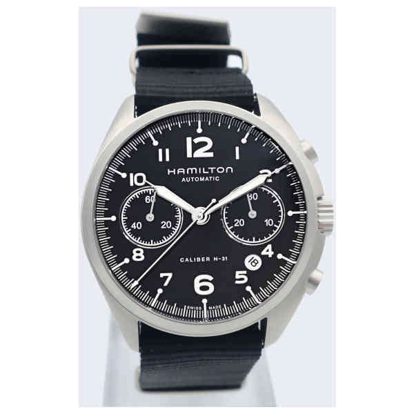 Hamilton H76456435 Khaki Aviation Khaki Pilot Pioneer Auto Chrono - Image 4
