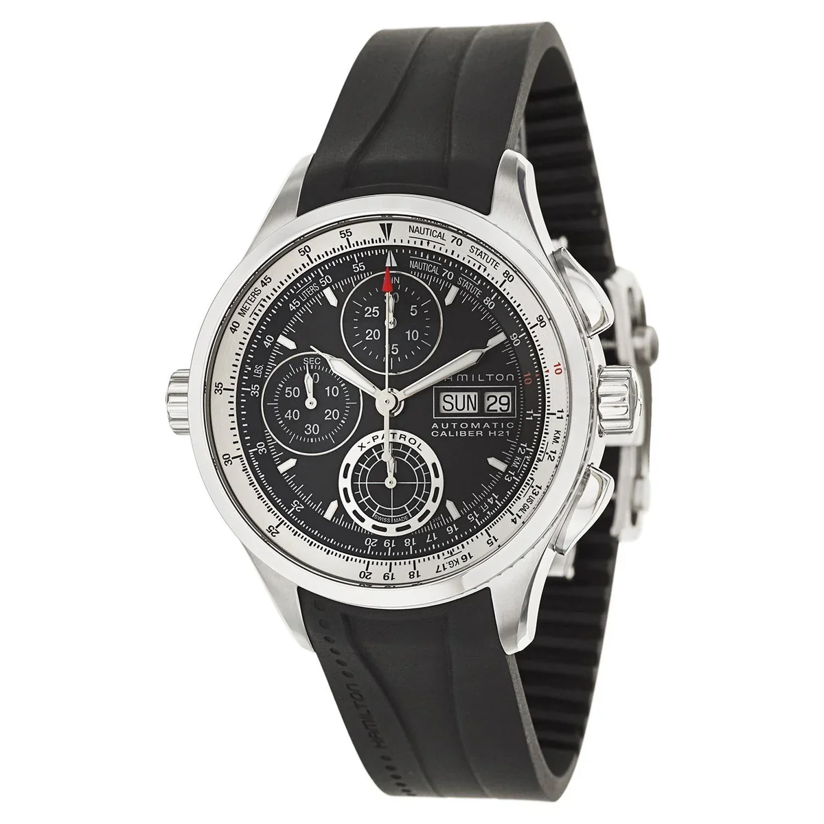 Hamilton H76556331 Khaki Aviation Khaki X Patrol Auto Chrono - Image 2