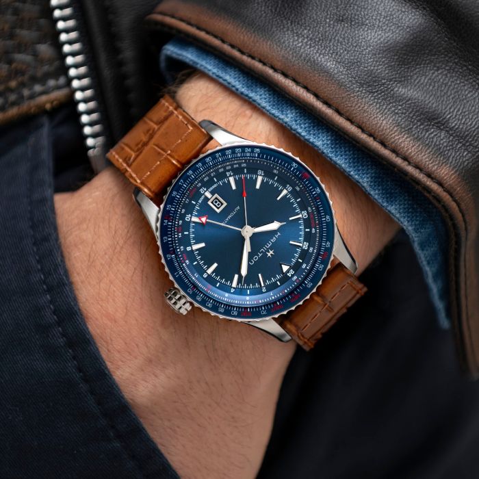 Hamilton H76715540 Khaki Aviation Converter Auto GMT - Image 6
