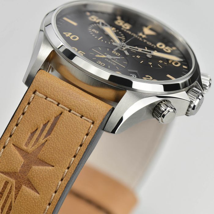 Hamilton H76722531 Khaki Aviation Khaki Pilot Chrono Quartz - Image 3