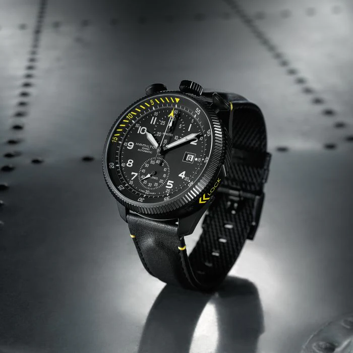 Hamilton H76786733 Khaki Aviation Takeoff Auto Chrono - Image 2