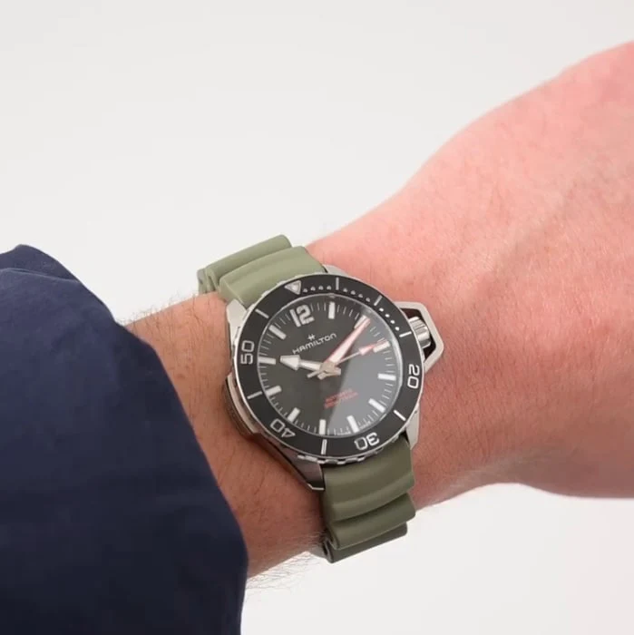 Hamilton H77455330 Khaki Navy Openwater Auto