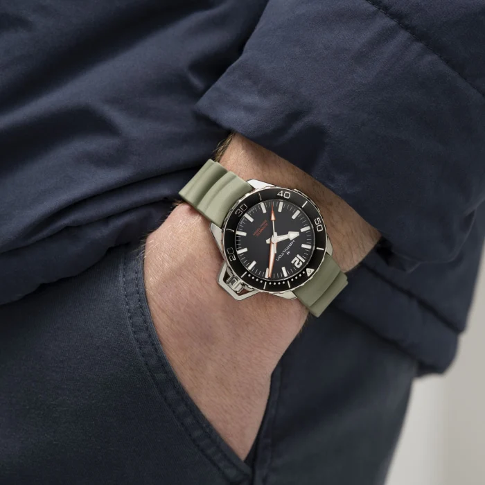 Hamilton H77455330 Khaki Navy Openwater Auto - Image 3