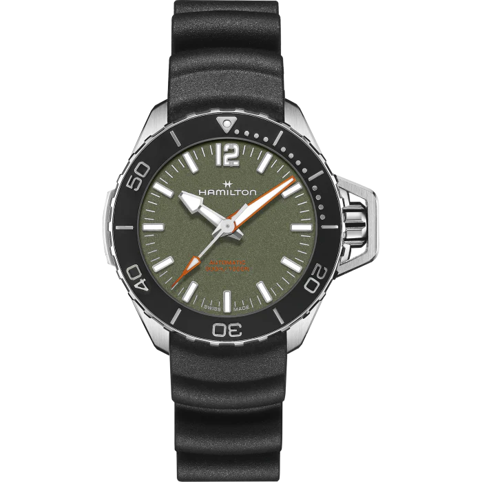 Hamilton H77455360 Khaki Navy [Exclusive to Official Stores and Online Boutique] Openwater Auto