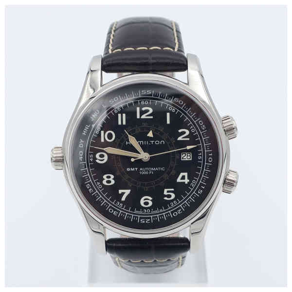 Hamilton H77505535 Khaki Navy Khaki UTC Auto - Image 5