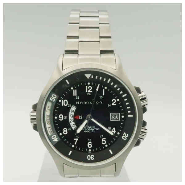 Hamilton H77615133 Khaki Navy GMT Auto