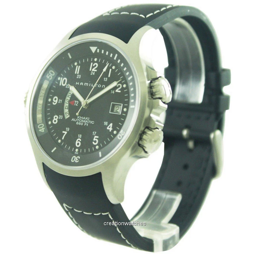 Hamilton H77615333 Khaki Navy GMT Auto - Image 3