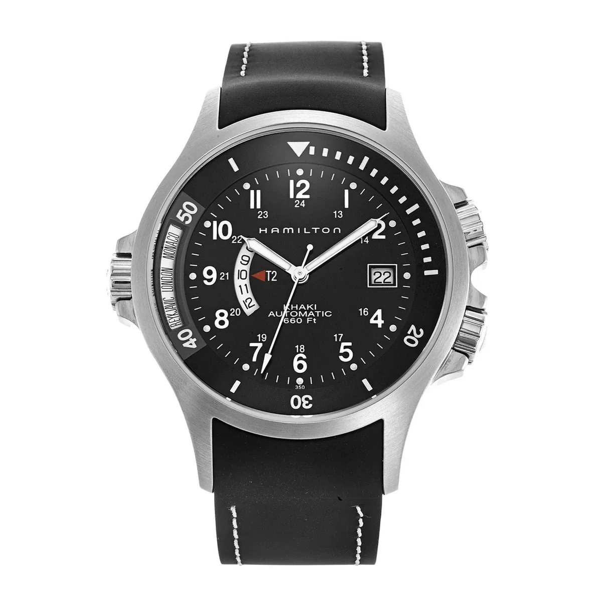 Hamilton H77615333 Khaki Navy GMT Auto - Image 6