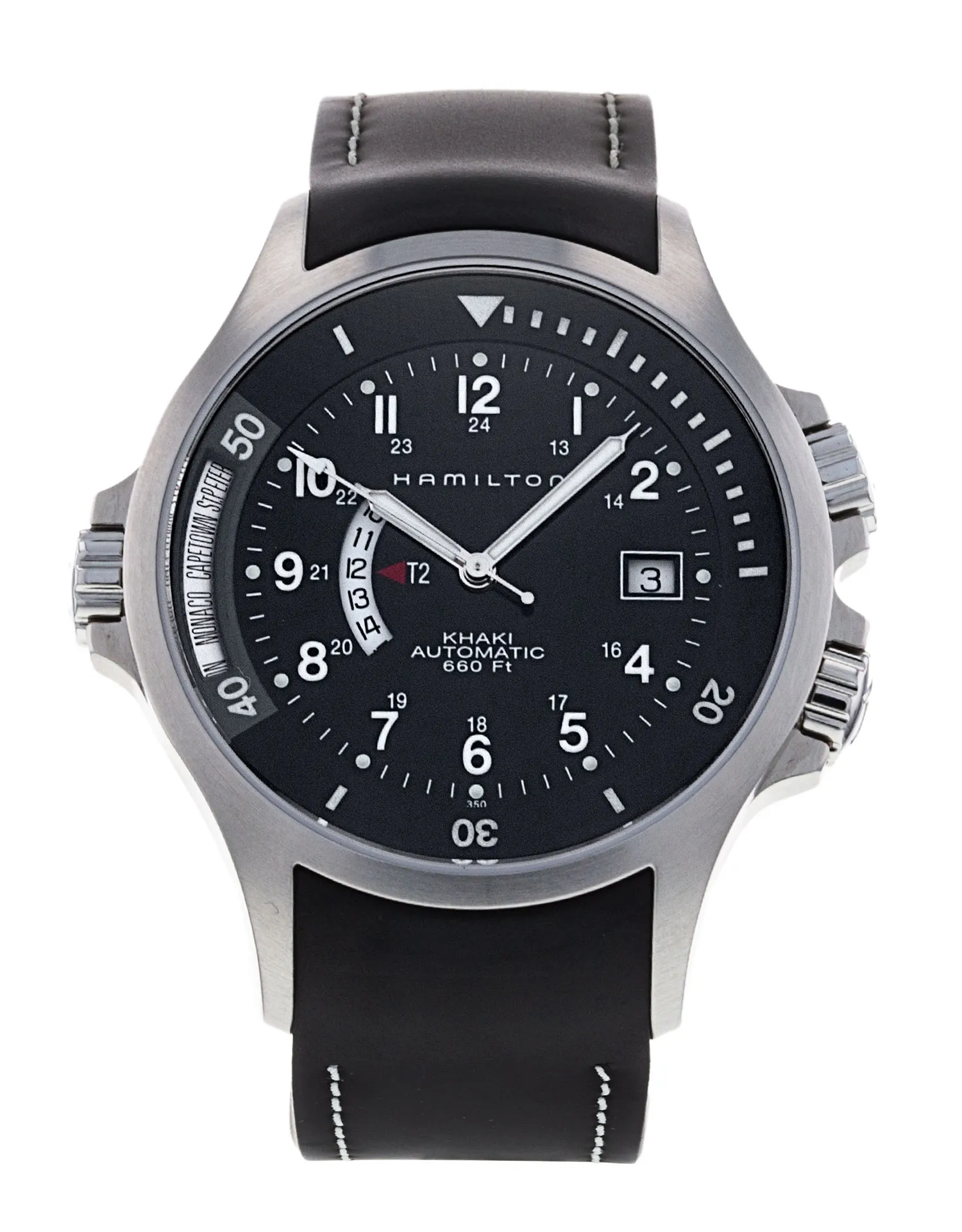 Hamilton H77615333 Khaki Navy GMT Auto - Image 7