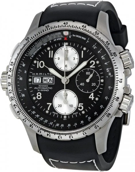 Hamilton H77616333 Khaki Aviation X-Wind Auto Chrono - Image 9