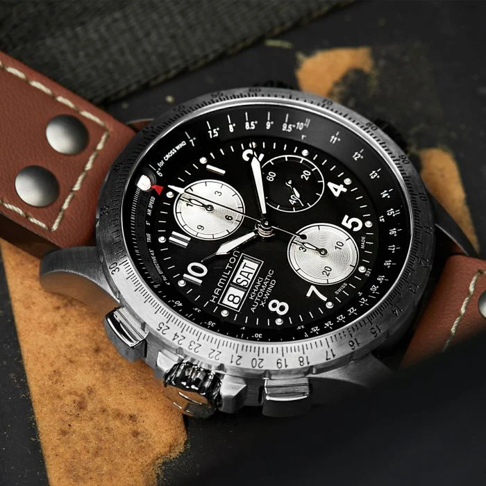 Hamilton H77616533 Khaki Aviation X-Wind Auto Chrono - Image 10