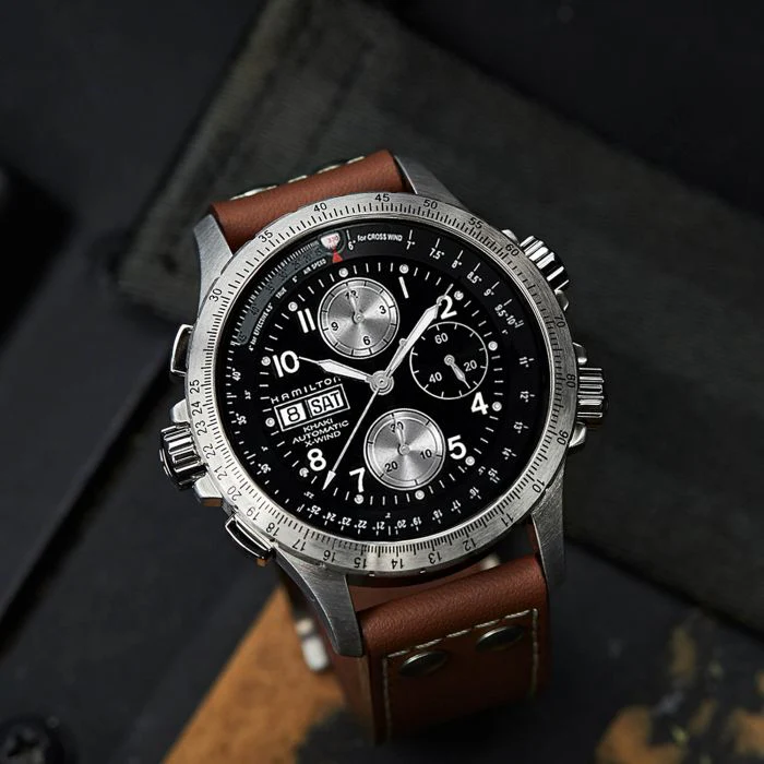 Hamilton H77616533 Khaki Aviation X-Wind Auto Chrono - Image 12