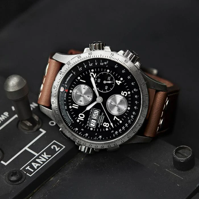 Hamilton H77616533 Khaki Aviation X-Wind Auto Chrono - Image 13