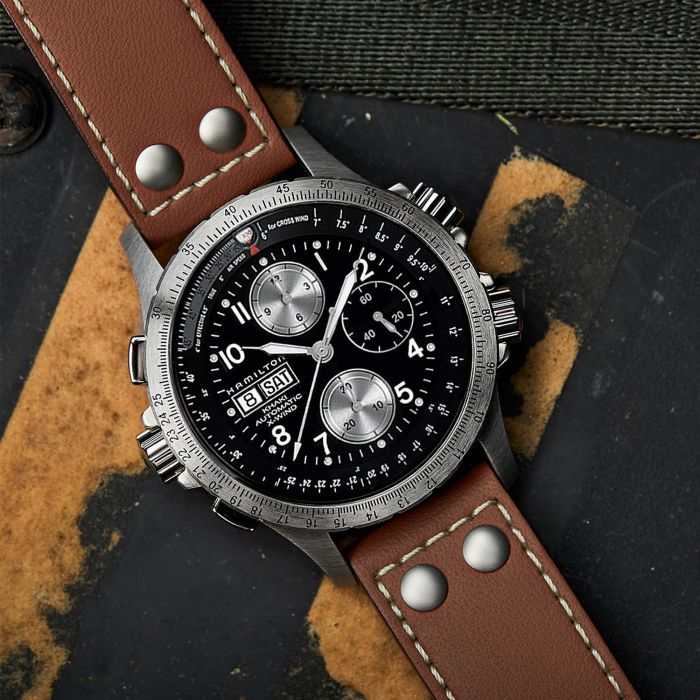 Hamilton H77616533 Khaki Aviation X-Wind Auto Chrono - Image 9