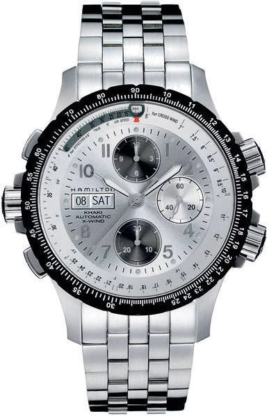Hamilton H77626153 Khaki Aviation Khaki X Wind Auto Chrono - Image 7