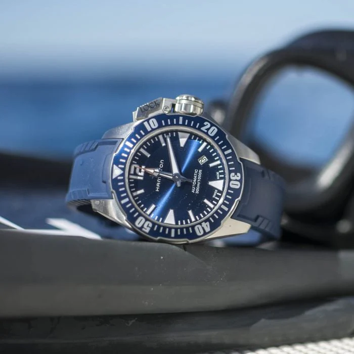 Hamilton H77705345 Khaki Navy OPENWATER AUTO - Image 3