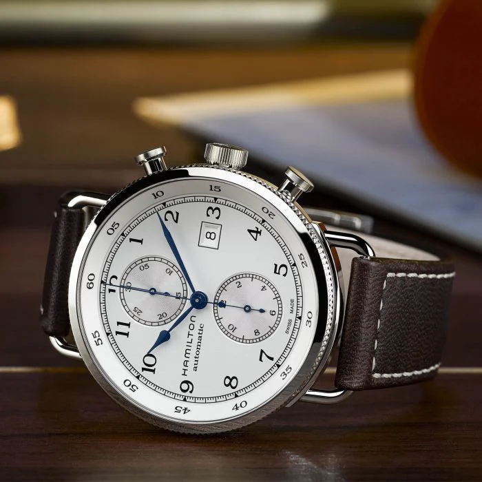 Hamilton H77706553 Khaki Navy Pioneer Auto Chrono Auto Chrono - Image 3