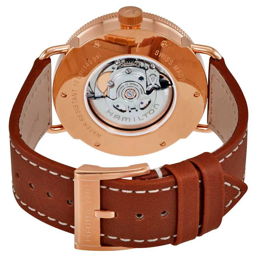 Hamilton H77745553 Khaki Navy Pioneer Small Second Auto - Image 3
